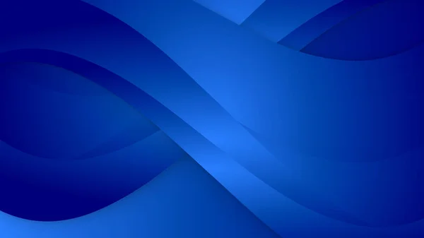 Modernas Formas Geométricas Azules Fondo Tecnología Abstracta Corporativa Vector Abstracto — Vector de stock