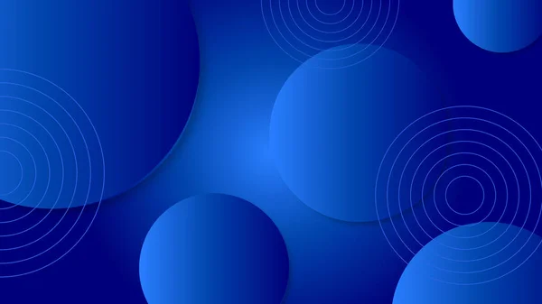 Moderne Blaue Geometrische Formen Abstrakte Technologie Hintergrund Unternehmen Vektor Abstrakt — Stockvektor