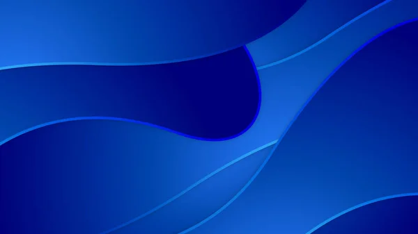 抽象的な青の背景 現代的なシンプルな青の抽象的な背景プレゼンテーションデザイン企業や機関のための — ストックベクタ