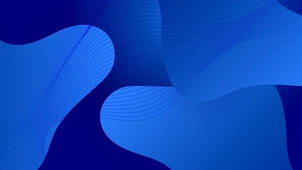 Minimale Geometrische Blaue Geometrische Formen Lichttechnologie Hintergrund Abstraktes Design Vektor — Stockvektor