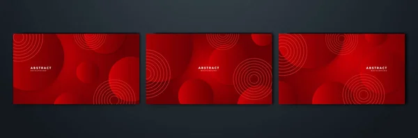 抽象的な赤幾何学的な形状ベクトル技術の背景 デザインパンフレットのための ウェブサイト チラシ ポスター 証明書 プレゼンテーション ランディングページのための幾何学的な赤の幾何学的な形状の壁紙 — ストックベクタ