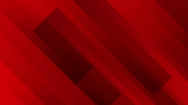 Abstract Red Geometric Shapes Vector Technology Background Design Brochure Website — Vetor de Stock