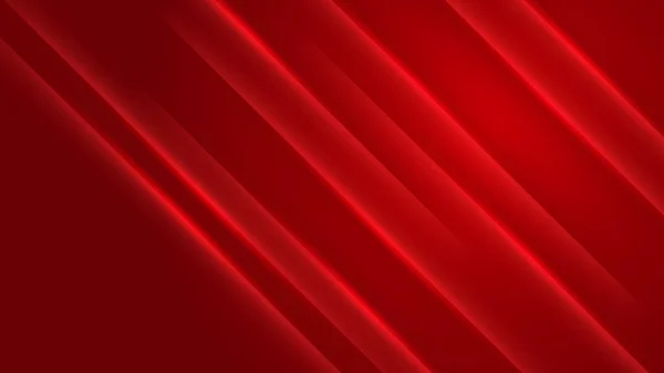 Fond Vectoriel Rouge Abstrait Avec Rayures — Image vectorielle