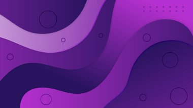 Basit temiz geometrik şekillere sahip soyut mor arkaplan