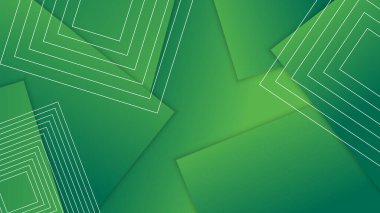 Sunum tasarımı kapağı için soyut yeşil arkaplan