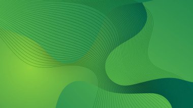 Sunum tasarımı kapağı için soyut yeşil arkaplan