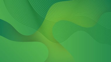 Sunum tasarımı kapağı için soyut yeşil arkaplan