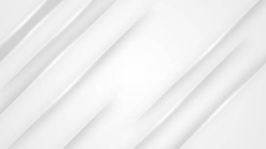 Fütürist kavram arka planına sahip soyut beyaz çizgi şekli