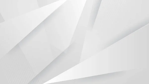 光沢のあるラインと現代的な最小限のエレガントな白い背景 — ストックベクタ