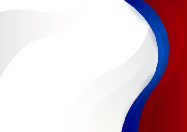 Beyaz arkaplanda soyut mavi siyah geometrik şekiller