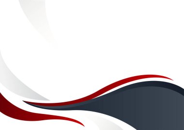 Beyaz arkaplanda soyut mavi siyah geometrik şekiller