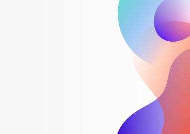 Gradyan stil geometrik renkli soyut sunum tasarımı arka planı