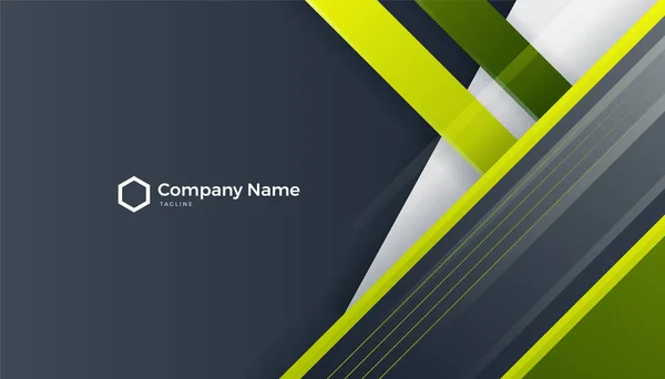 Minimalist Business Card Template Elegant Clean Design Concept — Stock Vector