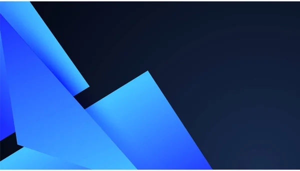 Fondo Azul Blanco Abstracto Con Triángulos — Vector de stock