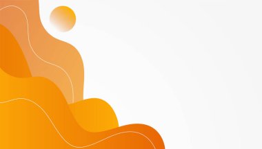 Dalgalı kırmızı ve turuncu arkaplan