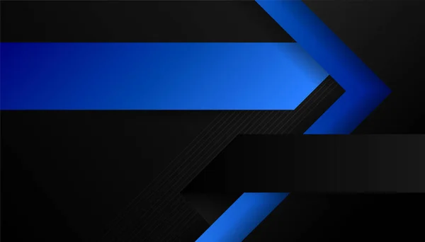 矢印のある青と黒の背景 — ストックベクタ