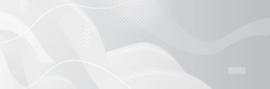 Beyaz soyut afiş arkaplanı. Vektör soyut grafik tasarım pankart şablonu.