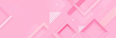 Pembe soyut afiş arkaplanı. Vektör soyut grafik tasarım pankart şablonu.