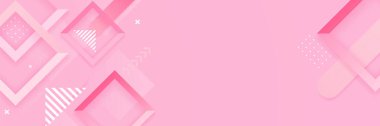 Pembe soyut afiş arkaplanı. Vektör soyut grafik tasarım pankart şablonu.