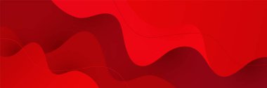 Kırmızı soyut afiş arka planı. Vektör soyut grafik tasarım pankart şablonu.