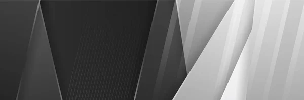 黒の抽象的な背景 ベクトル抽象グラフィックデザインバナーパターン背景テンプレート — ストックベクタ