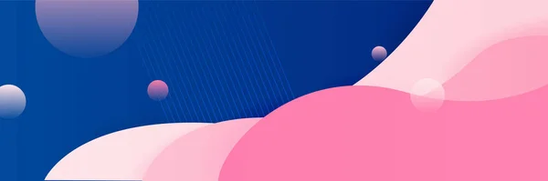 Rosa Und Blau Abstrakten Hintergrund Vektor Abstrakte Grafik Design Banner — Stockvektor