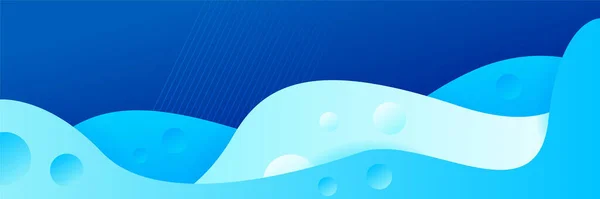 Синій Абстрактний Фон Векторний Абстрактний Шаблон Банера Графічного Дизайну — стоковий вектор