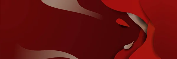 Roter Abstrakter Hintergrund Vektor Abstrakte Grafik Design Banner Muster Hintergrund — Stockvektor