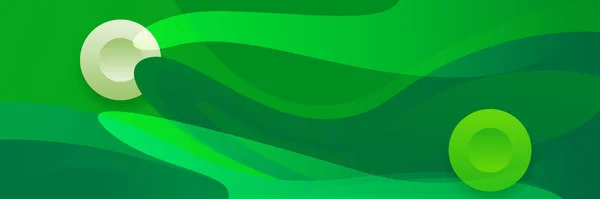 Sfondo Astratto Verde Vettore Disegno Grafico Astratto Banner Modello Sfondo — Vettoriale Stock