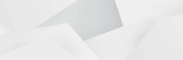 白い抽象的なバナーの背景 ベクトル抽象グラフィックデザインバナーパターン背景テンプレート — ストックベクタ