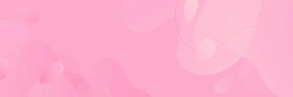 粉红抽象横幅背景 矢量抽象图形设计横幅图案背景模板 — 图库矢量图片