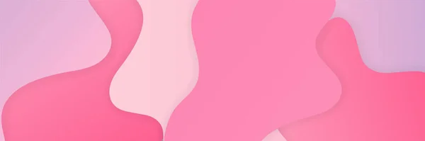 Розовый Абстрактный Фон Баннера Векторный Абстрактный Шаблон — стоковый вектор