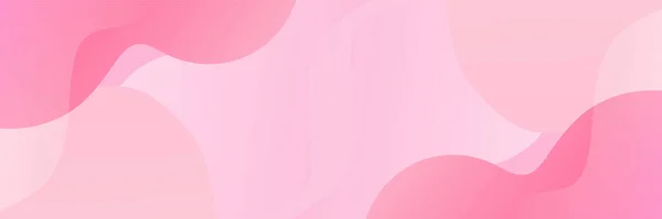 Fond Bannière Abstrait Rose Modèle Vectoriel Abstrait Motif Bannière Conception — Image vectorielle
