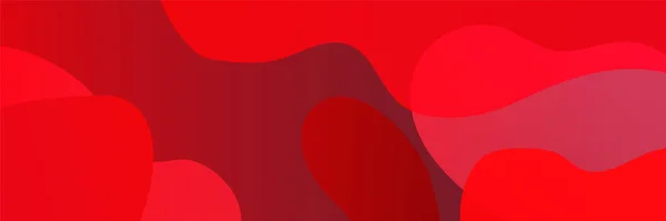 Vermelho Banner Abstrato Fundo Modelo Fundo Padrão Banner Design Gráfico — Vetor de Stock