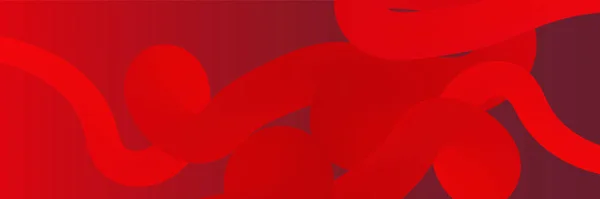 赤い抽象的なバナーの背景 ベクトル抽象グラフィックデザインバナーパターン背景テンプレート — ストックベクタ