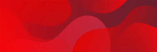 Fondo Banner Abstracto Rojo Vector Abstracto Diseño Gráfico Banner Patrón — Archivo Imágenes Vectoriales