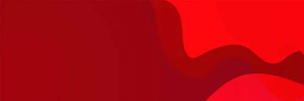 Latar Belakang Banner Abstrak Merah Templat Latar Belakang Pola Desain - Stok Vektor