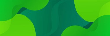 Yeşil soyut afiş arkaplanı. Vektör soyut grafik tasarım pankart şablonu.