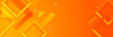 Turuncu soyut afiş arkaplanı. Vektör soyut grafik tasarım pankart şablonu.