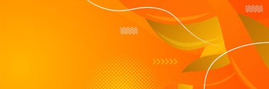 Turuncu soyut afiş arkaplanı. Vektör soyut grafik tasarım pankart şablonu.