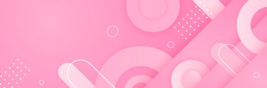 Pembe soyut afiş arkaplanı. Vektör soyut grafik tasarım pankart şablonu.