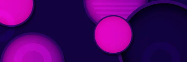 Темно Фиолетовый Абстрактный Фон Баннера Векторный Абстрактный Шаблон — стоковый вектор