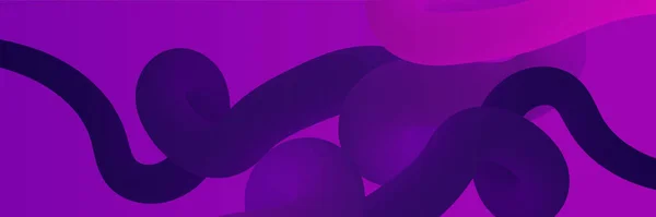 濃い紫色の抽象的なバナーの背景 ベクトル抽象グラフィックデザインバナーパターン背景テンプレート — ストックベクタ