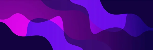 深色紫色抽象横幅背景 矢量抽象图形设计横幅图案背景模板 — 图库矢量图片