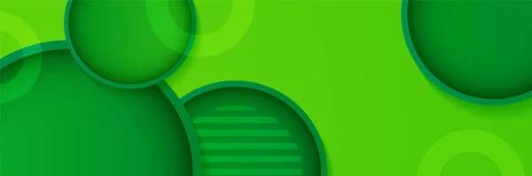 Зелений Абстрактний Банерний Фон Векторний Абстрактний Шаблон Банера Графічного Дизайну — стоковий вектор