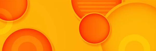 주황색 추상적 그래픽 디자인 템플릿 — 스톡 벡터