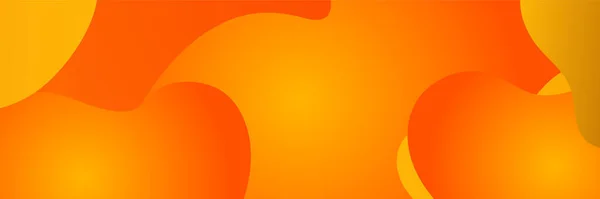 Pomarańczowy Abstrakcyjny Sztandar Wektor Abstrakcyjny Sztandar Projekt Graficzny Szablon Tła — Wektor stockowy