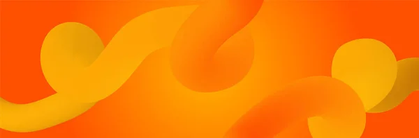 Orange Abstrakte Banner Hintergrund Vektor Abstrakte Grafik Design Banner Muster — Stockvektor