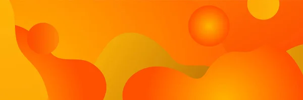 Fond Bannière Abstrait Orange Modèle Vectoriel Abstrait Motif Bannière Conception — Image vectorielle