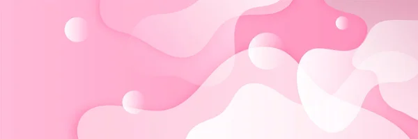 Fundo Banner Abstrato Rosa Modelo Fundo Padrão Banner Design Gráfico —  Vetores de Stock